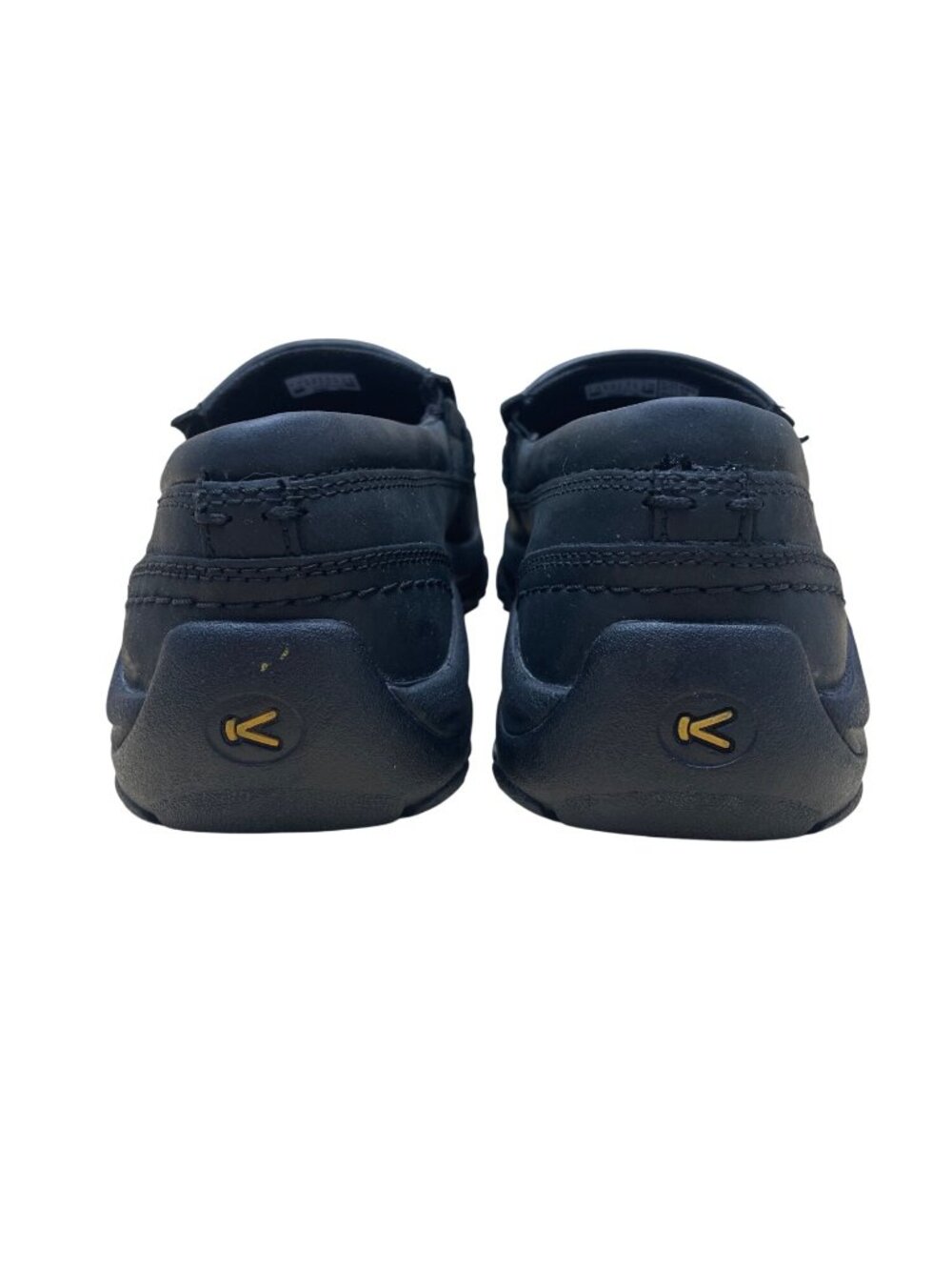 Keen Women’s Black Leather Arch Support Wide Fit Kaci III slip-on Shoes Size 9 - Picture 7 of 8